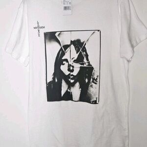 White Lady Gaga Graphic Tee
